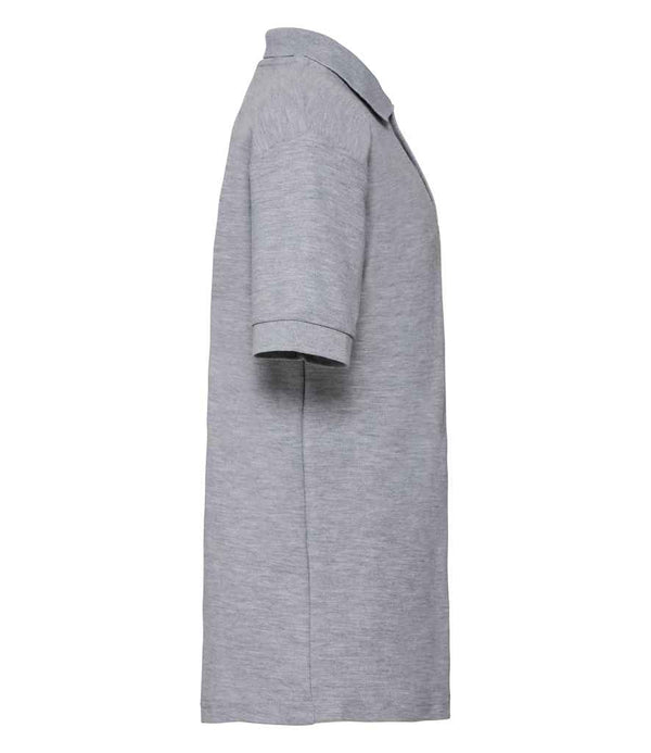 Russell Schoolgear Kids Poly/Cotton Piqué Polo Shirt Light Oxford