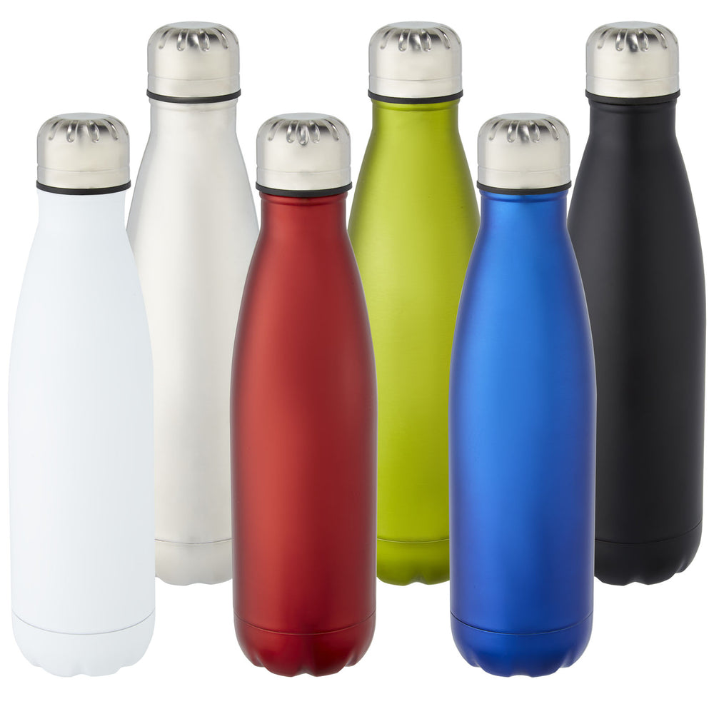 Branded Cove 500 ml vacuum insulated stainless steel bottle