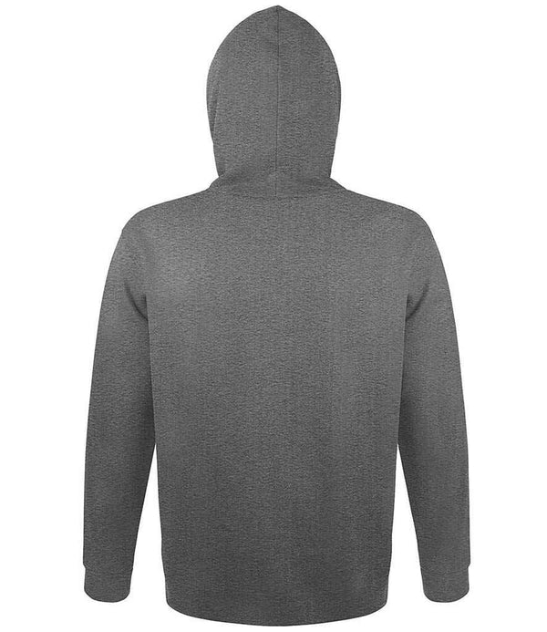 SOL'S Unisex Snake Hooded Sweatshirt Charcoal Marl