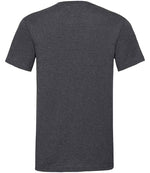 Fruit of the Loom V Neck Value T-Shirt Dark Heather
