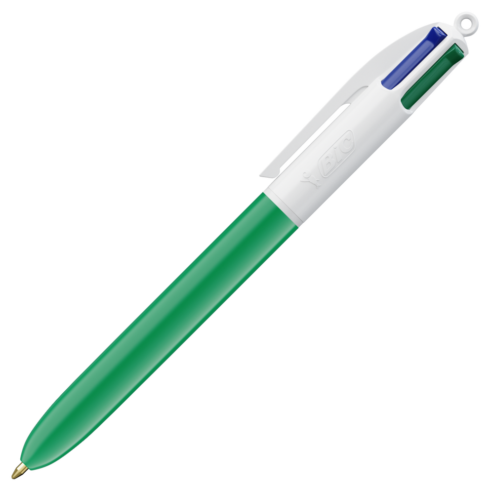 BIC® 4 Colours ballpen White/Green