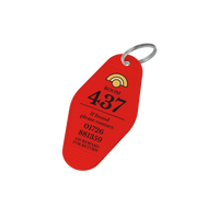 Retro Hotel Keyring