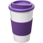 Branded Americano® 350 ml insulated tumbler with grip