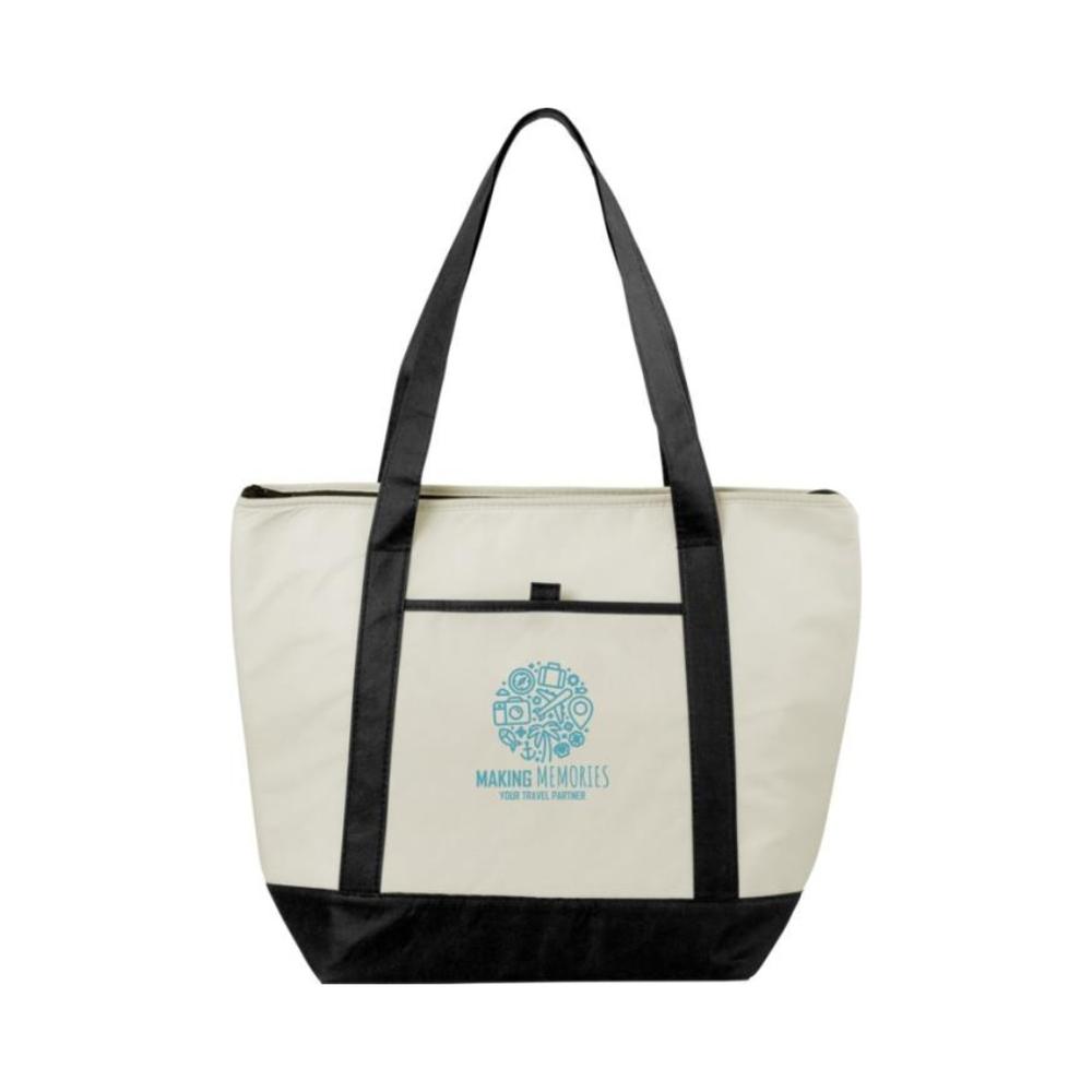Branded Lighthouse non-woven cooler tote 21L