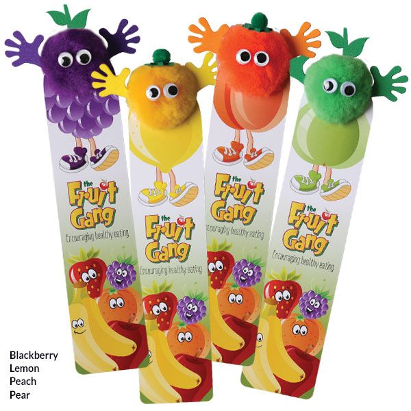 Healthy Logobug Characters on a Bookmark!