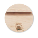 Wood phone stand with Seeds