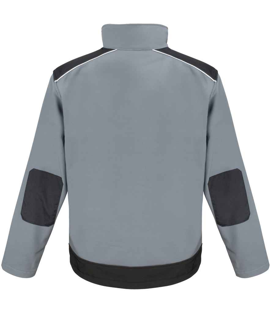 Result Work-Guard Ripstop Soft Shell Jacket Grey/Black