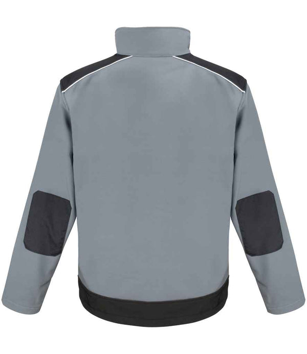 Result Work-Guard Ripstop Soft Shell Jacket Grey/Black