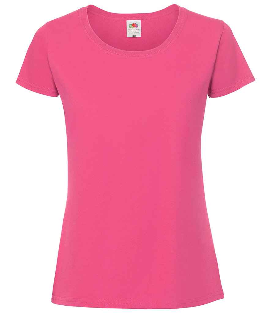 Fruit of the Loom Ladies Iconic 195 T-Shirt Fuchsia