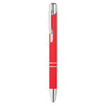 Ball pen in rubberised finish | Branded Metal Pen