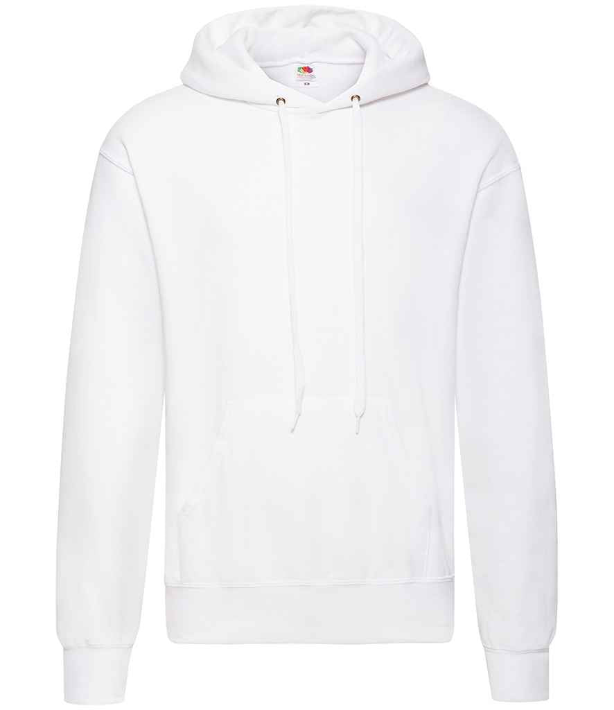 Fruit of the Loom Classic Hooded Sweatshirt White
