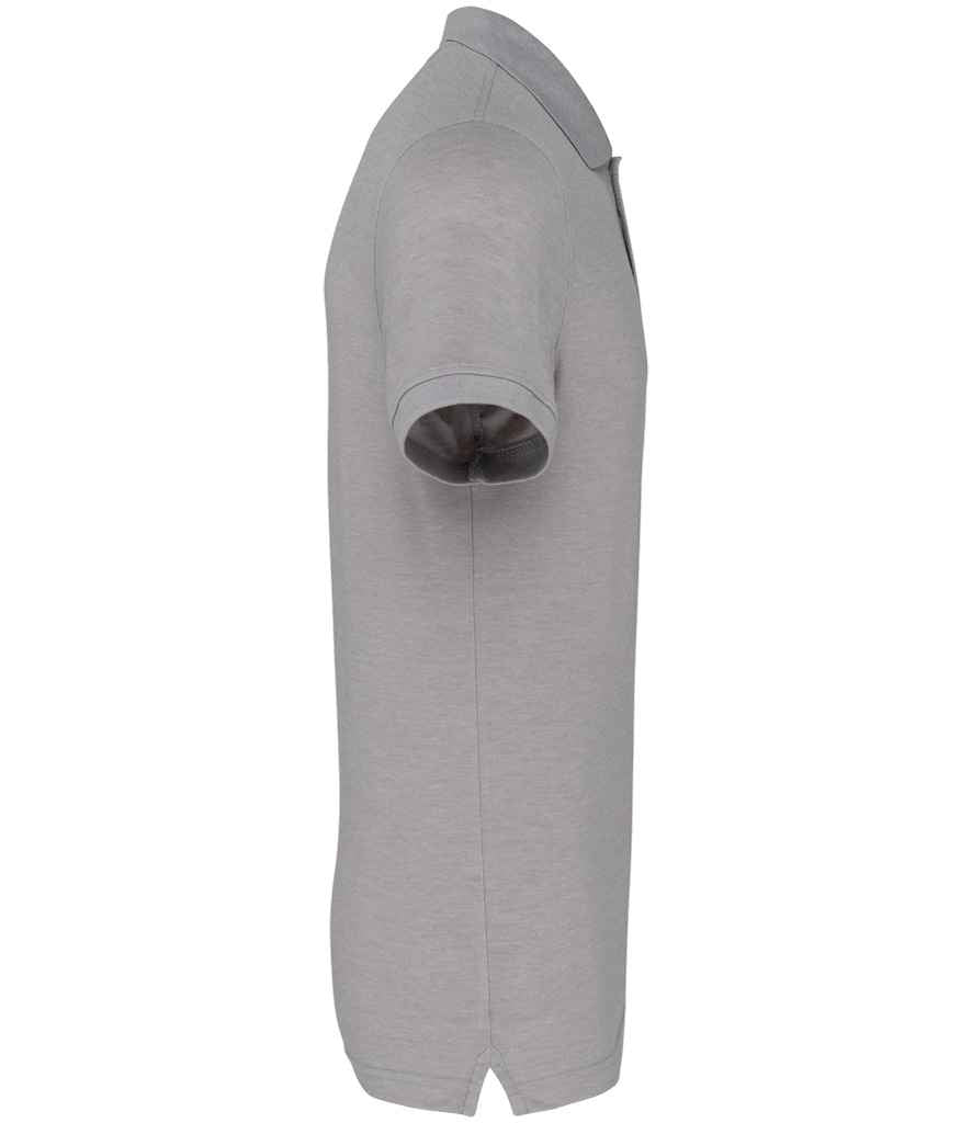 WK Designed to Work Anti-Bacterial Piqué Polo Shirt Oxford Grey