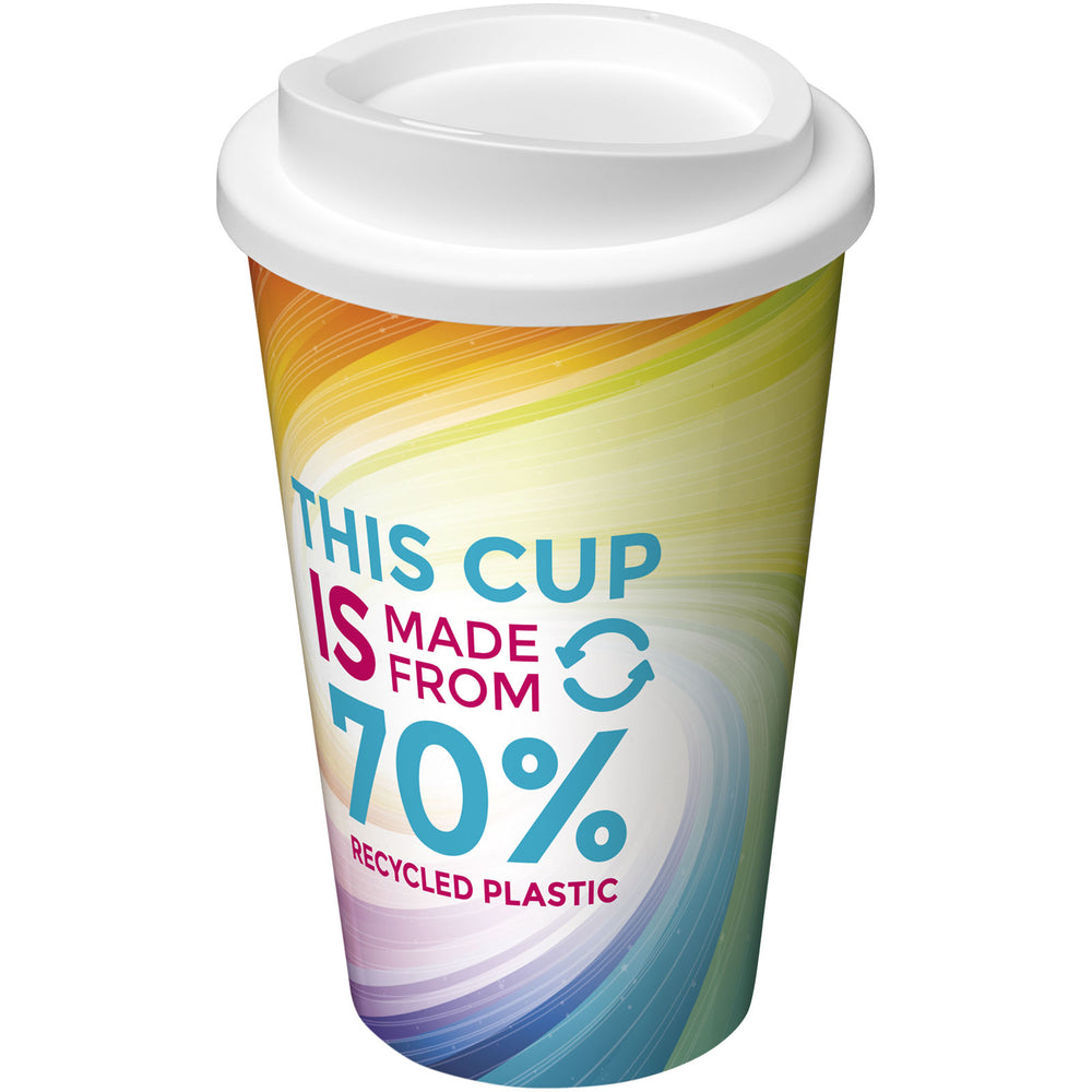 Branded Brite-Americano® Eco 350 ml insulated tumbler