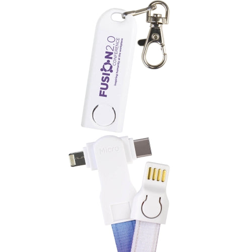 3-in-1 USB Keyring Charging Cables