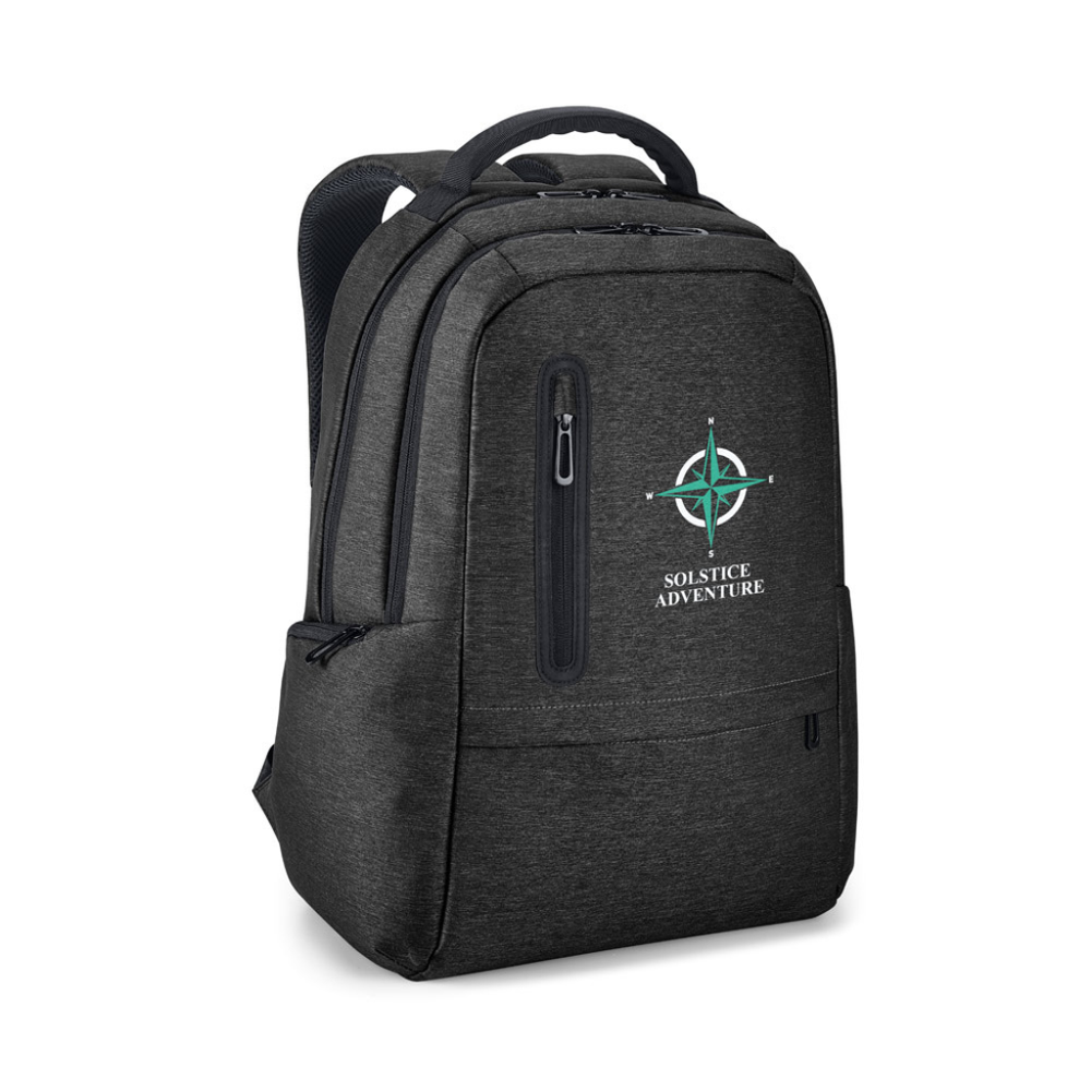 BOSTON. 17" Waterproof 2 Tone Nylon laptop backpack