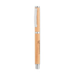 Bamboo gel pen | Branded Bamboo Rollerball gel pen