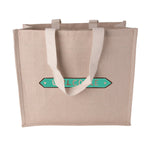 Tolldene Canvas shopper with woven handles
