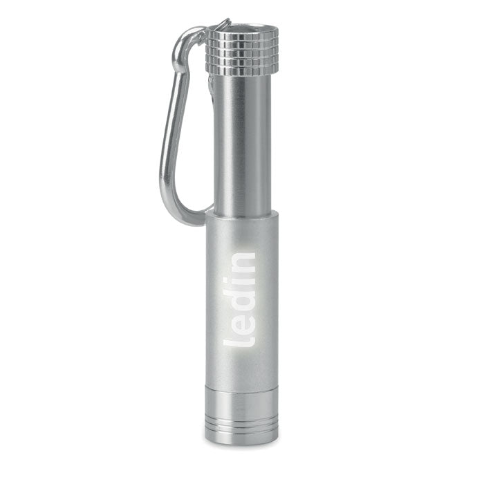 Branded Aluminium/ABS LED key ring