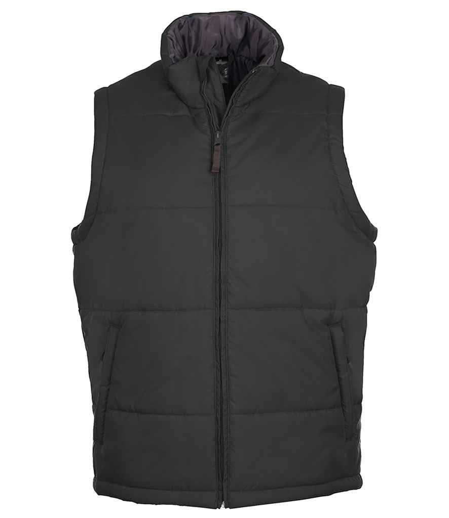 SOL'S Unisex Warm Bodywarmer Charcoal