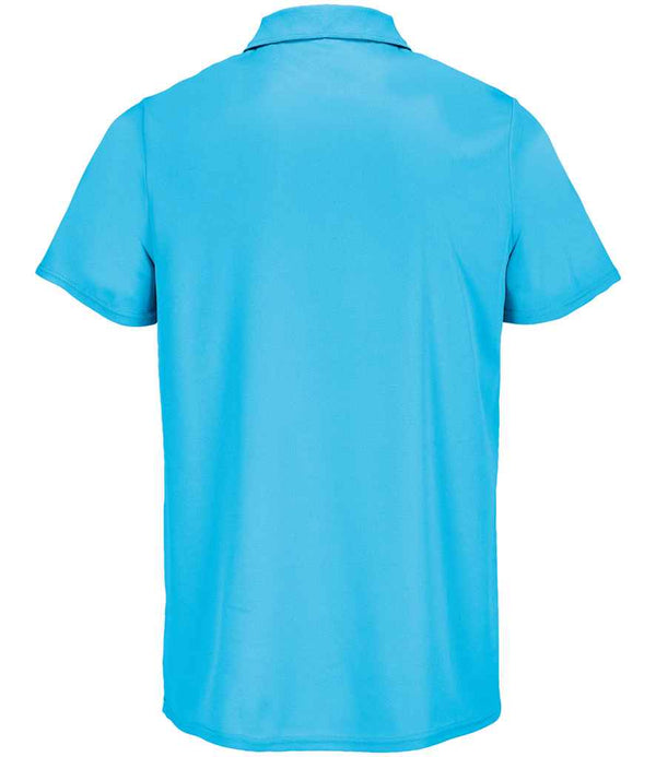 SOL'S Unisex Pitcher Recycled Polyester Piqué Polo Shirt Aqua