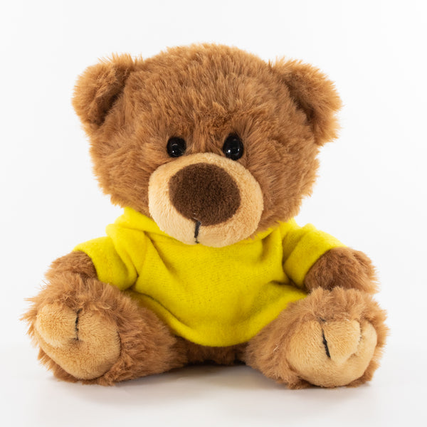 Coloured Hoodie Bear 15cm Charlton Bear, Caramel