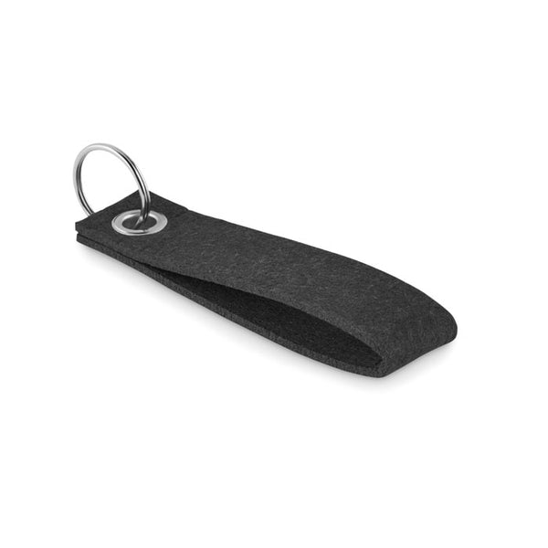 Branded Rectangular RPET felt keyring