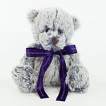 Bow Bear I 15cm Premier Bear, Mulberry