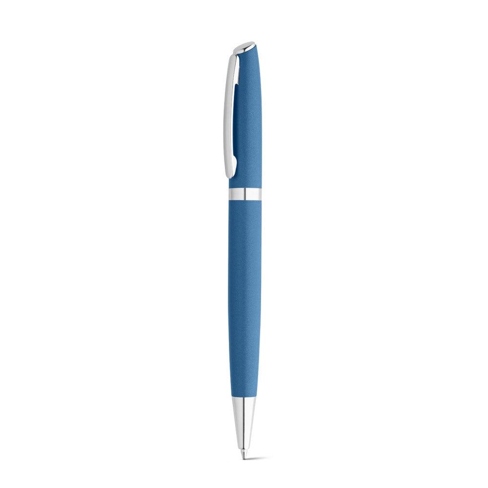 RE-LANDO-SET. Roller and ball pen set with 100% recycled aluminium body