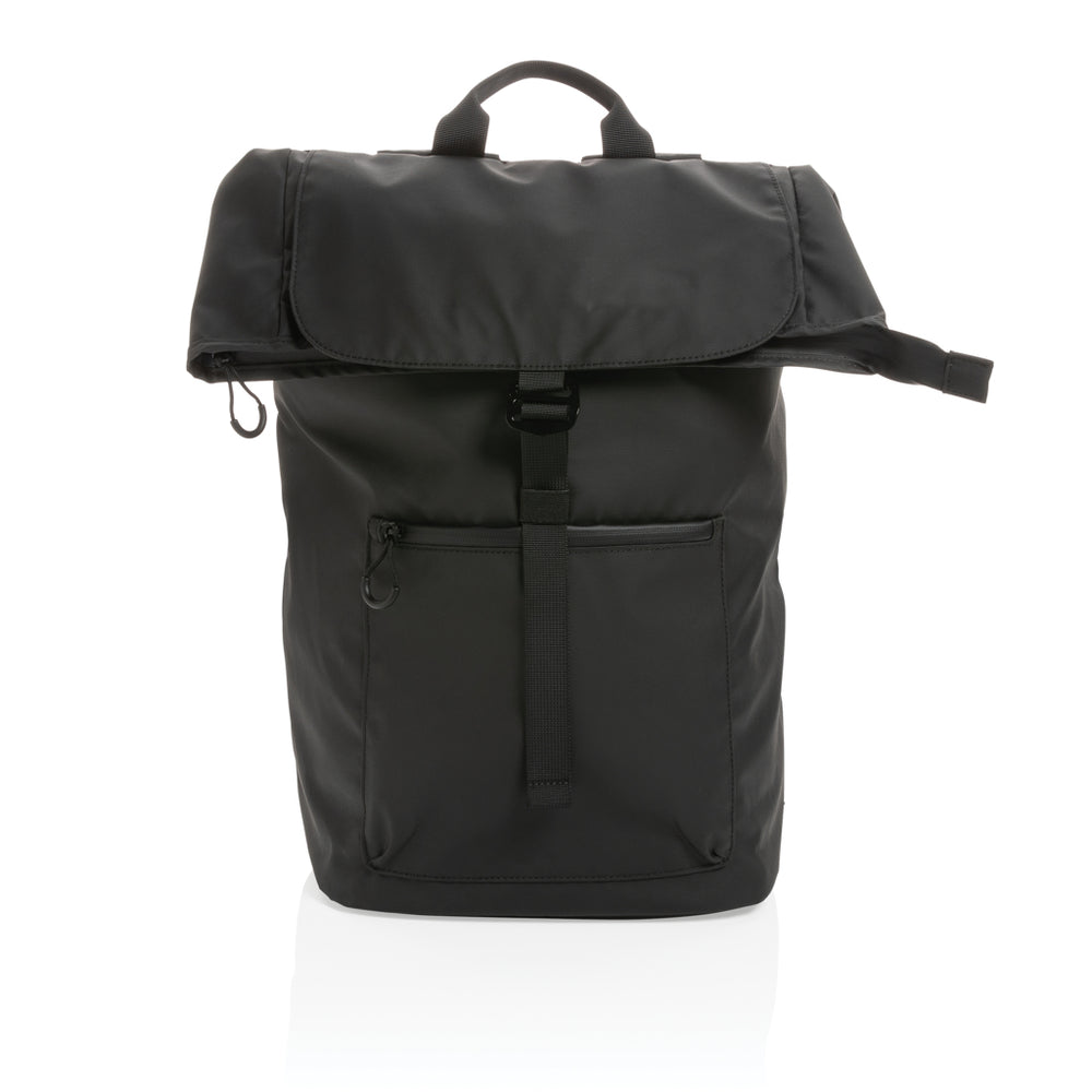 Branded Impact AWARE™ RPET water resistant 15.6" laptop backpack