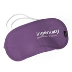 Black rPET Sleep Eye Mask, Plain Stock