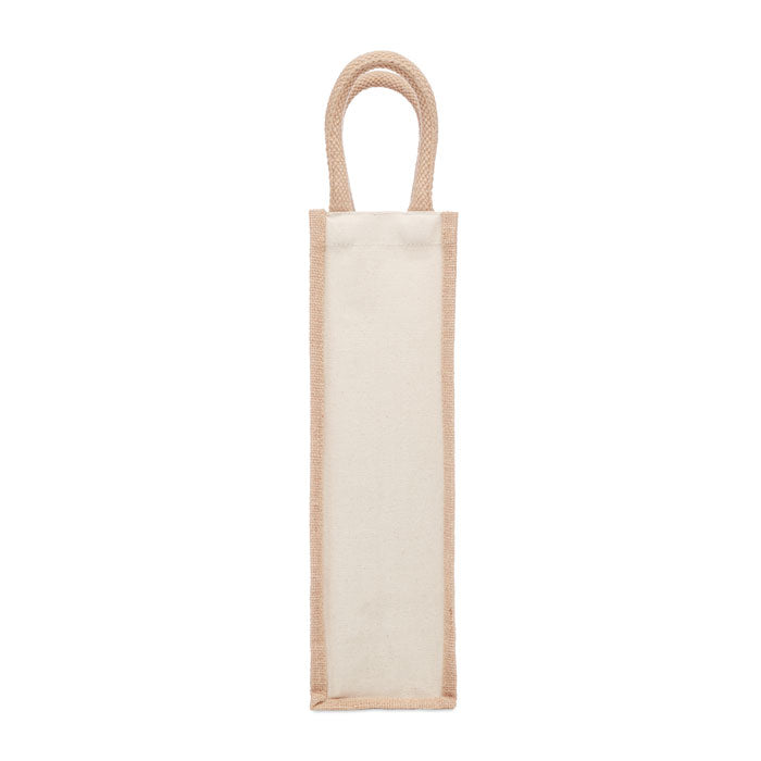 Branded Jute wine bag for one bottle