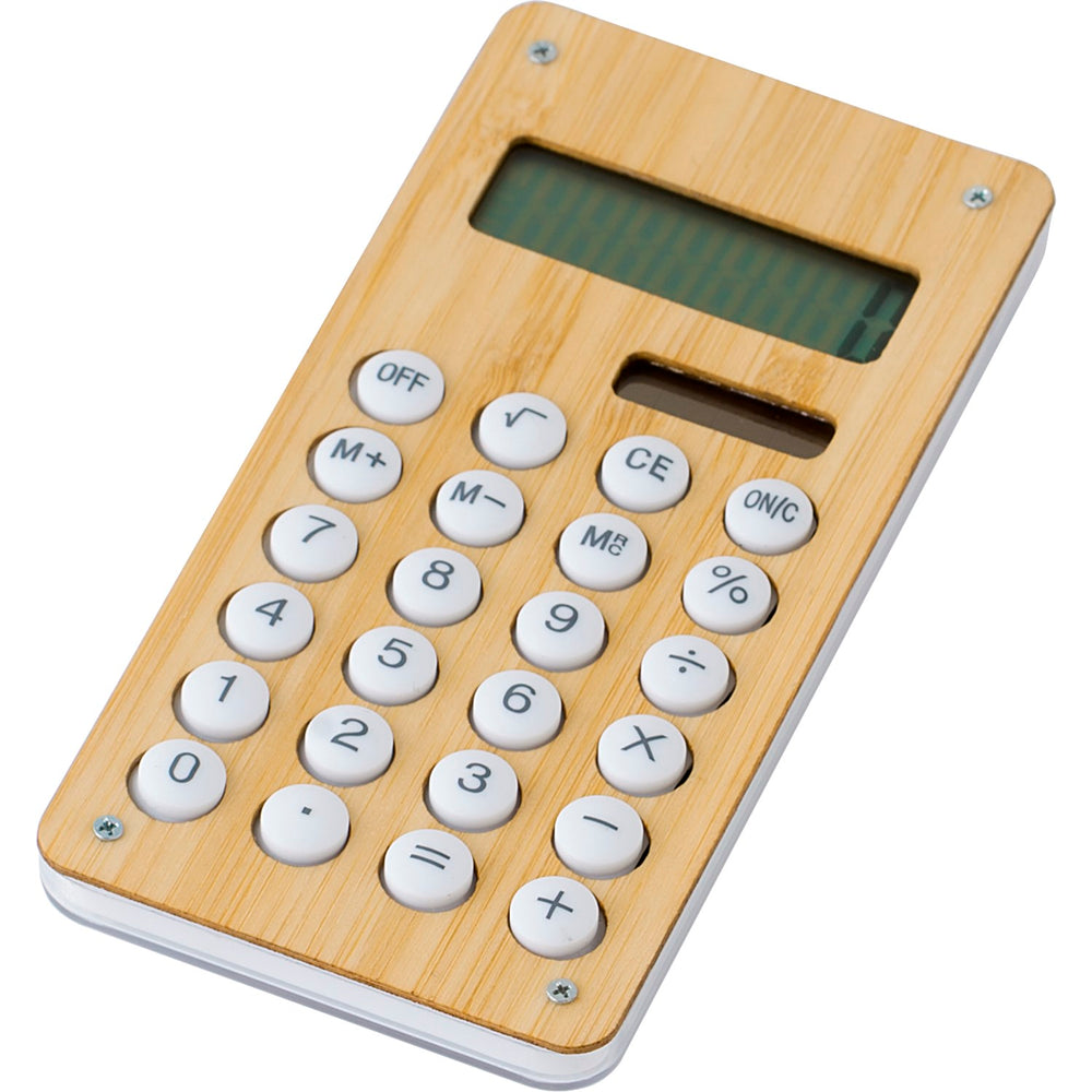 Branded Allenford Bamboo calculator