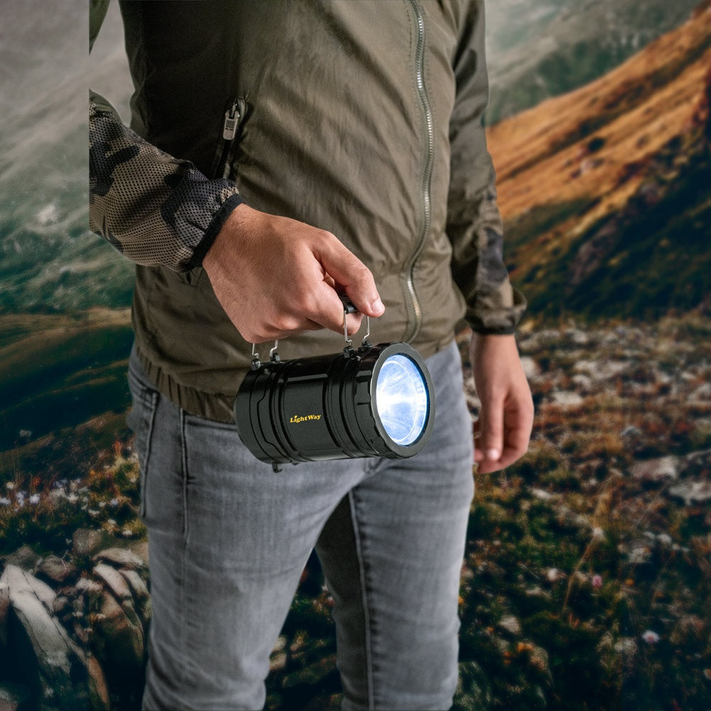 OLYMPOS. 2-in-1 lantern in ABS and PS