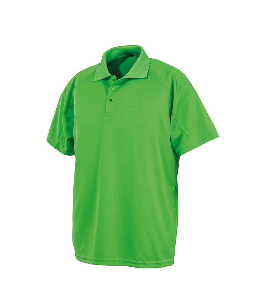 Spiro Impact Performance Aircool Polo Shirt Lime Green