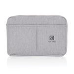 Branded Laluka AWARE™ recycled cotton 15.6 inch laptop sleeve