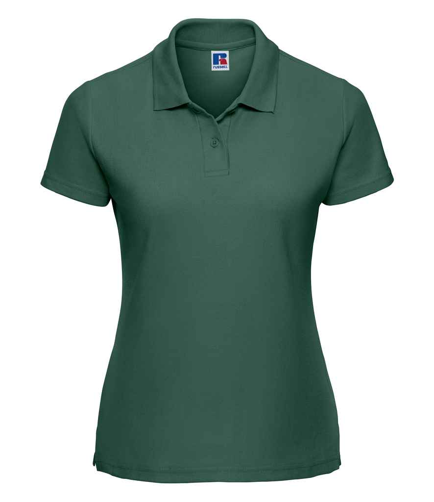 Russell Ladies Classic Poly/Cotton Piqué Polo Shirt Bottle Green