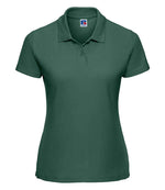 Russell Ladies Classic Poly/Cotton Piqué Polo Shirt Bottle Green