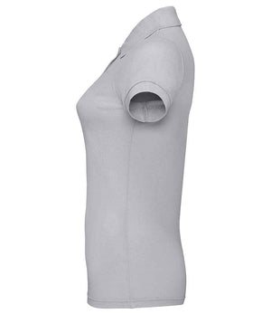 SOL'S Ladies Prime Poly/Cotton Piqué Polo Shirt Pure Grey