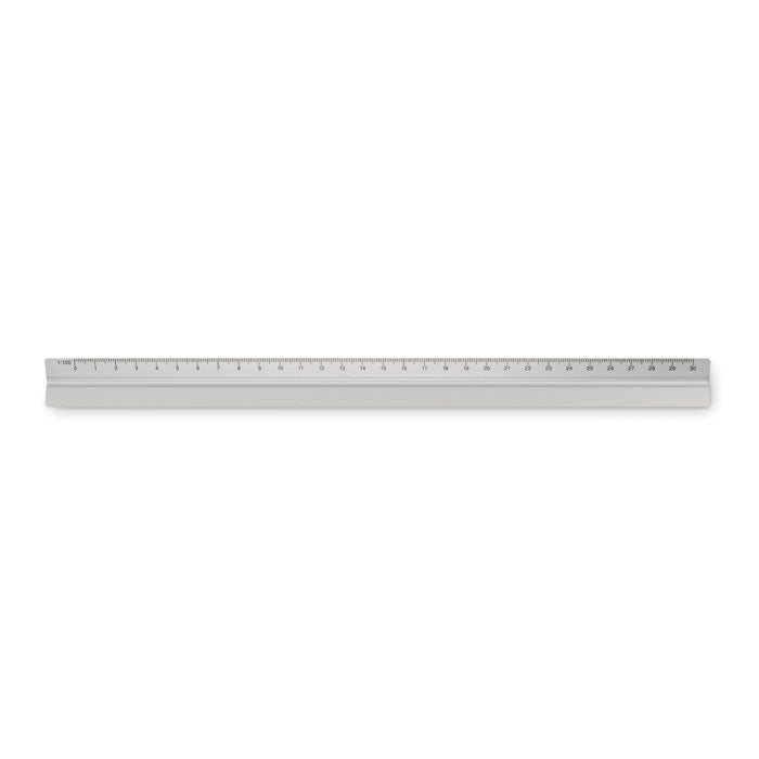Branded 30cm Ruler in aluminium