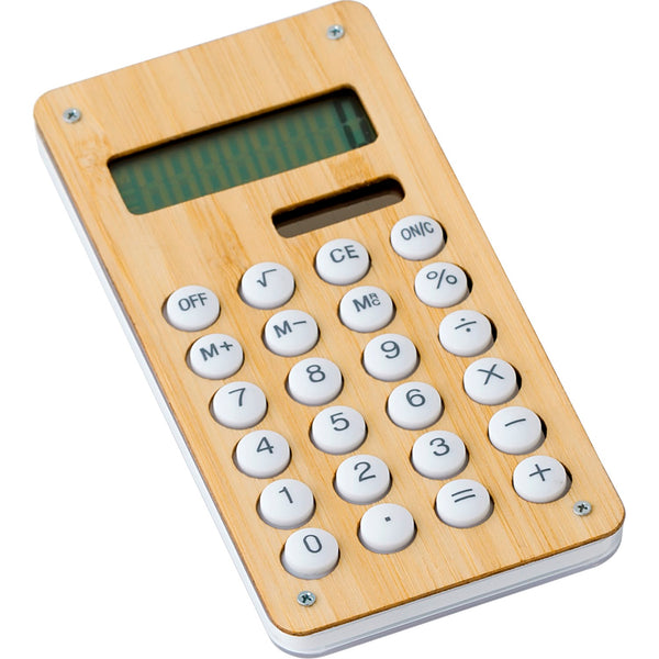 Branded Allenford Bamboo calculator