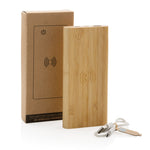 Branded Bamboo 8.000 mAh 5W wireless powerbank