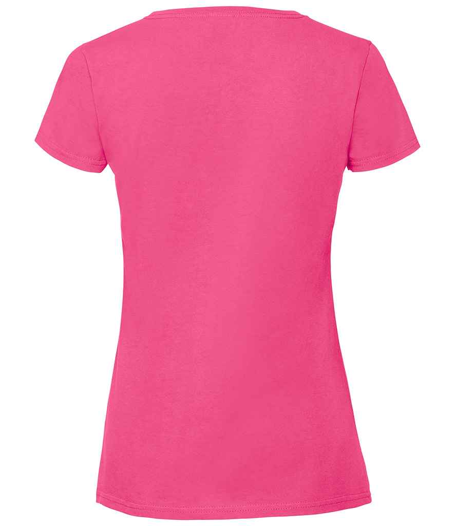 Fruit of the Loom Ladies Iconic 195 T-Shirt Fuchsia