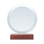 Branded Round award plaque