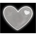 Branded RFX™ S-12 heart M reflective PVC sticker