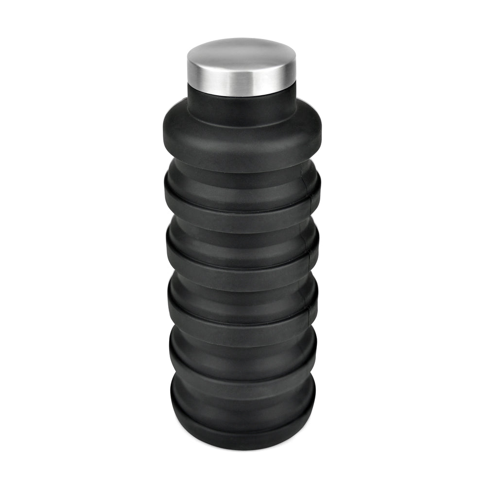 Branded Foldable silicone bottle 550ml collapsible bottle.