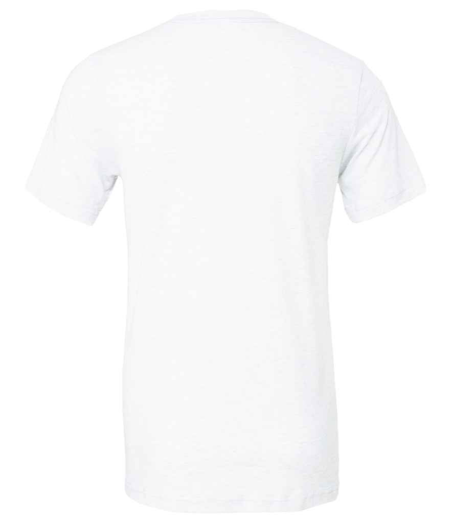 Canvas Unisex Tri-Blend T-Shirt Solid White Tri-Blend
