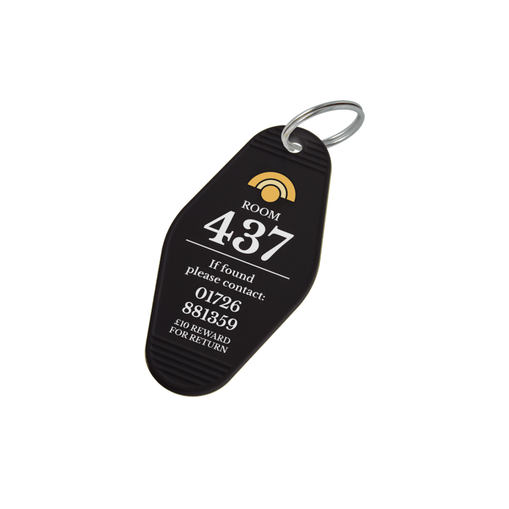 Retro Hotel Keyring