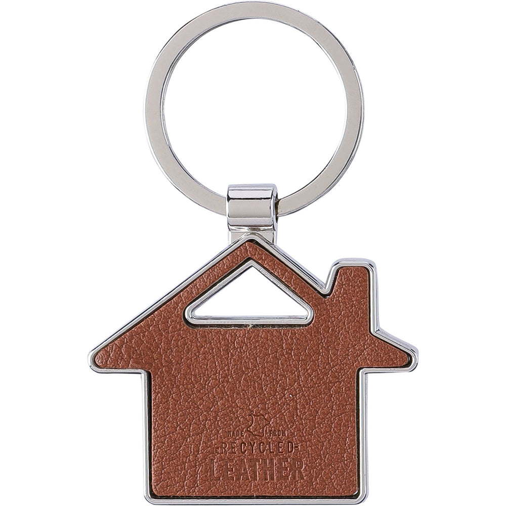 The Jim - Recycled leather house keyring