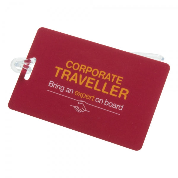 Custom Printed Luggage Tag (Silicone Loop)