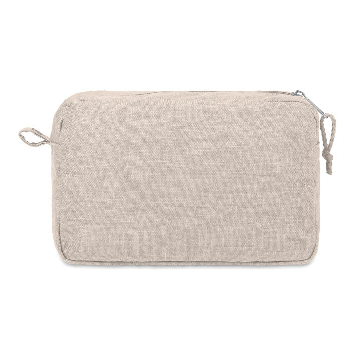 Branded Hemp toilet bag hemp 200 gr/m²